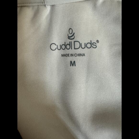 Cuddl Duds Smooth Knit Jersey Full Zip Jacket Pumice Stone Medium NWOT Mock Neck - Picture 14 of 14